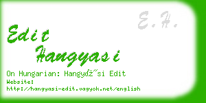 edit hangyasi business card